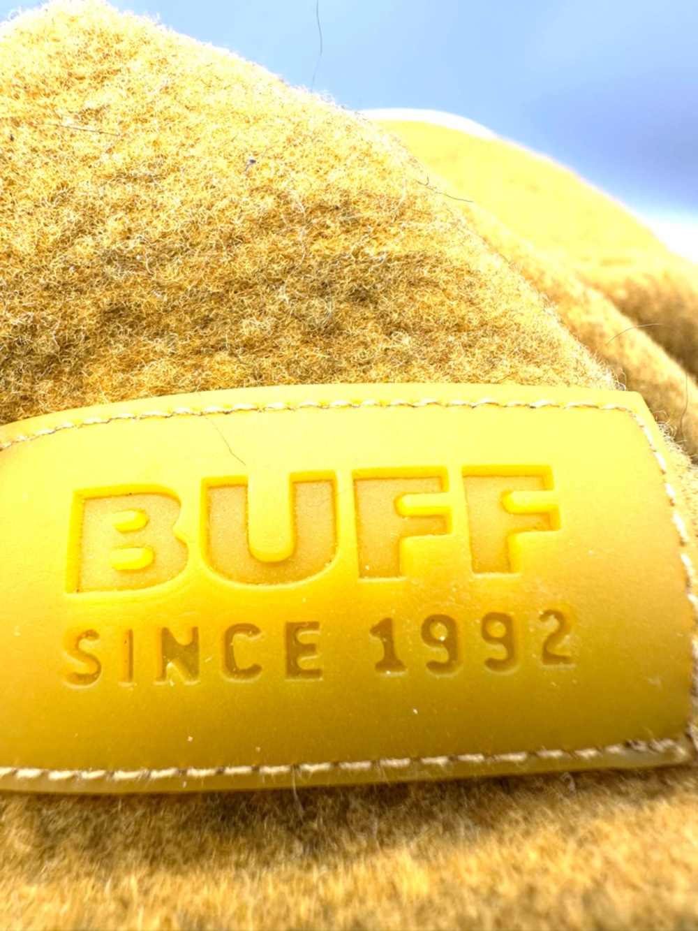 Buff Mustard Yellow Wool Blend Adjustable Neck Warmer Gaiter Made in Spain - Picture 4 of 5